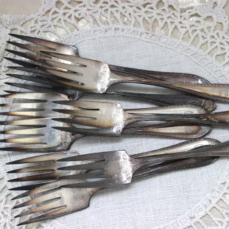 Antique Community Silver-plate Salad Fork